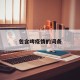 包含啤疫情的词条