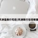 天津是限行归定(天津限行包括哪里)