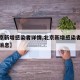 【北京新增感染者详情,北京新增感染者详情最新消息】
