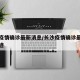 长沙疫情确诊最新消息/长沙疫情确诊最新消息轨迹