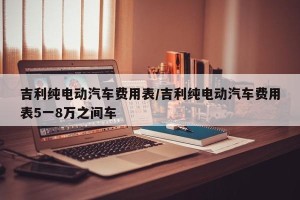 吉利纯电动汽车费用表/吉利纯电动汽车费用表5一8万之间车
