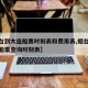 【烟台到大连船票时刻表和费用表,烟台去大连的船票查询时刻表】