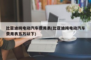 比亚迪纯电动汽车费用表(比亚迪纯电动汽车费用表五万以下)