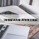 【疫情解决方案,疫情情况缓解】