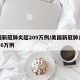美国新冠肺炎超209万例/美国新冠肺炎超2716万例